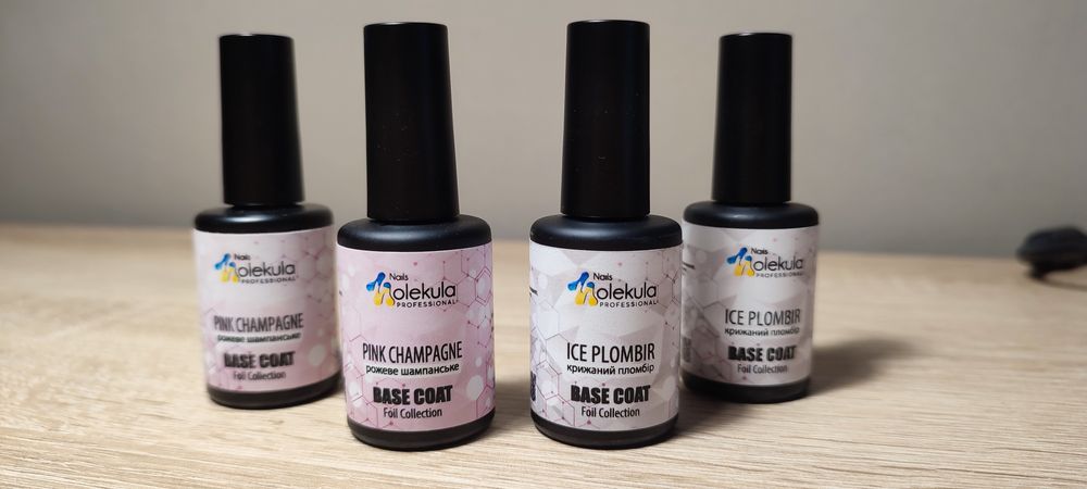 Каучукова цветна база "Molekula Nails'' Без ТПО!