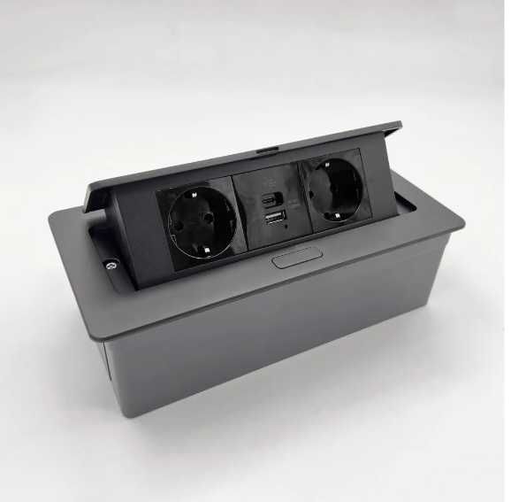 Электрическая розетка, блок на розетки, USB, Type-C в столещницу