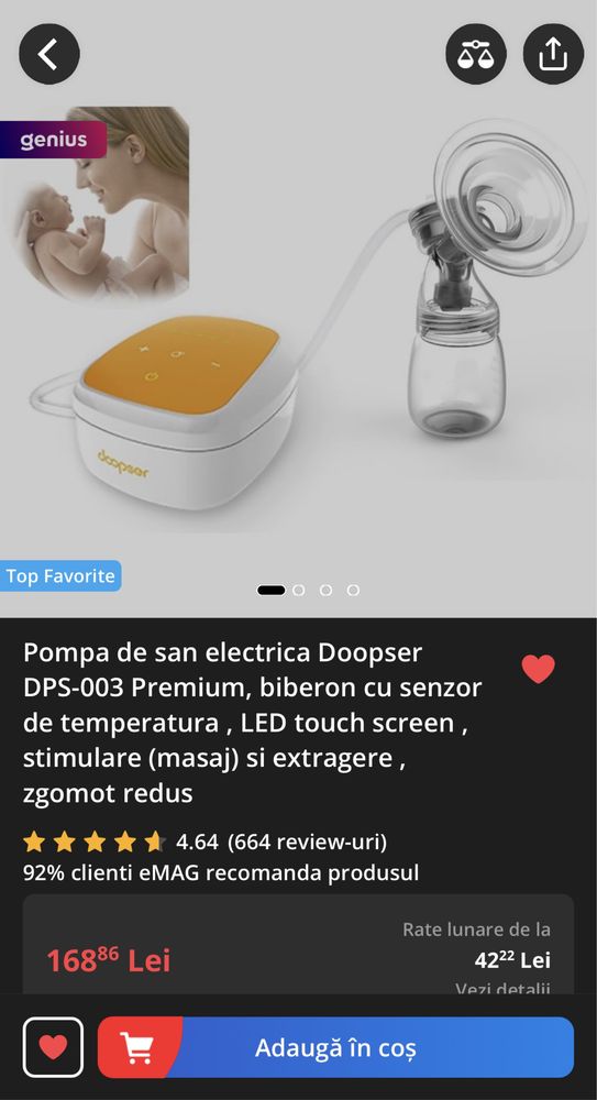 Pompă de sân electrică!