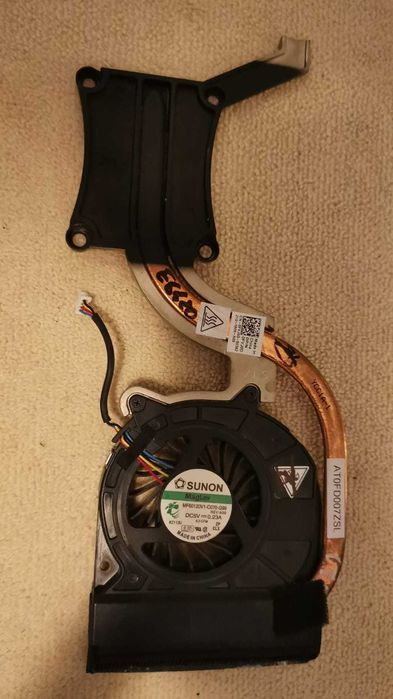 Cooler + radiator laptop Dell