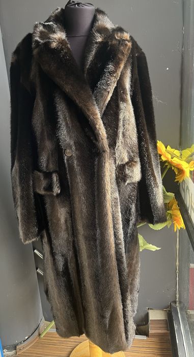 Дамско кожено палто By Malina