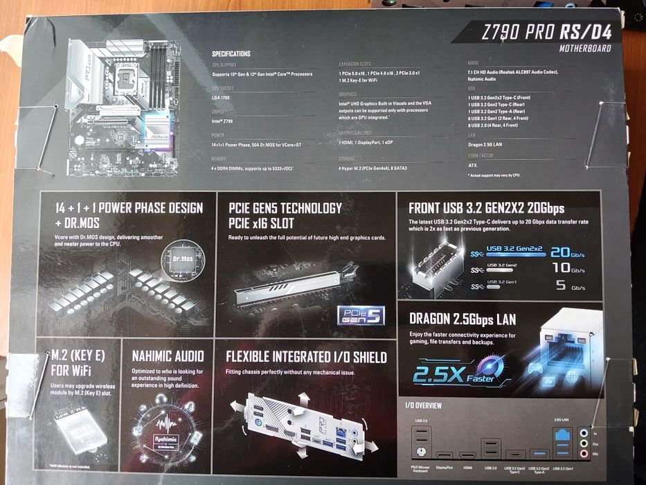 Vând Intel Core i3 14100F, ASRock Z790 Pro RS/D4, 32GB DDR4 Corsair