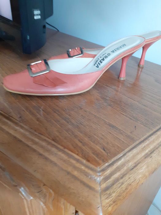 Sanda papuc nr.39 Maria Grazia Italia piele naturala.