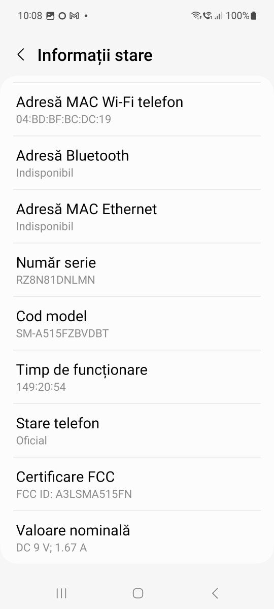 Samsung A51 128Gb stocare