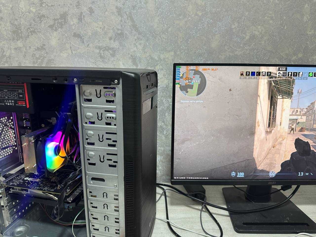 Новый 10 ядерный кейс/ AXLE RX 580 8gb / 16 gb DDR4 / 512 nvme