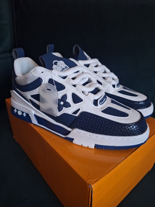Papuci Louis Vuitton Skate 43 albaștrii - Cadoul Ideal, Urgent