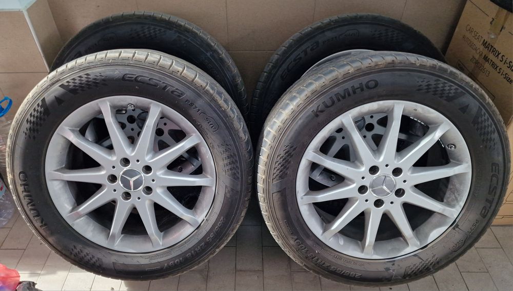 Оригинални джанти Mercedes R , ML , G , GL с перфекнти гуми и датчици