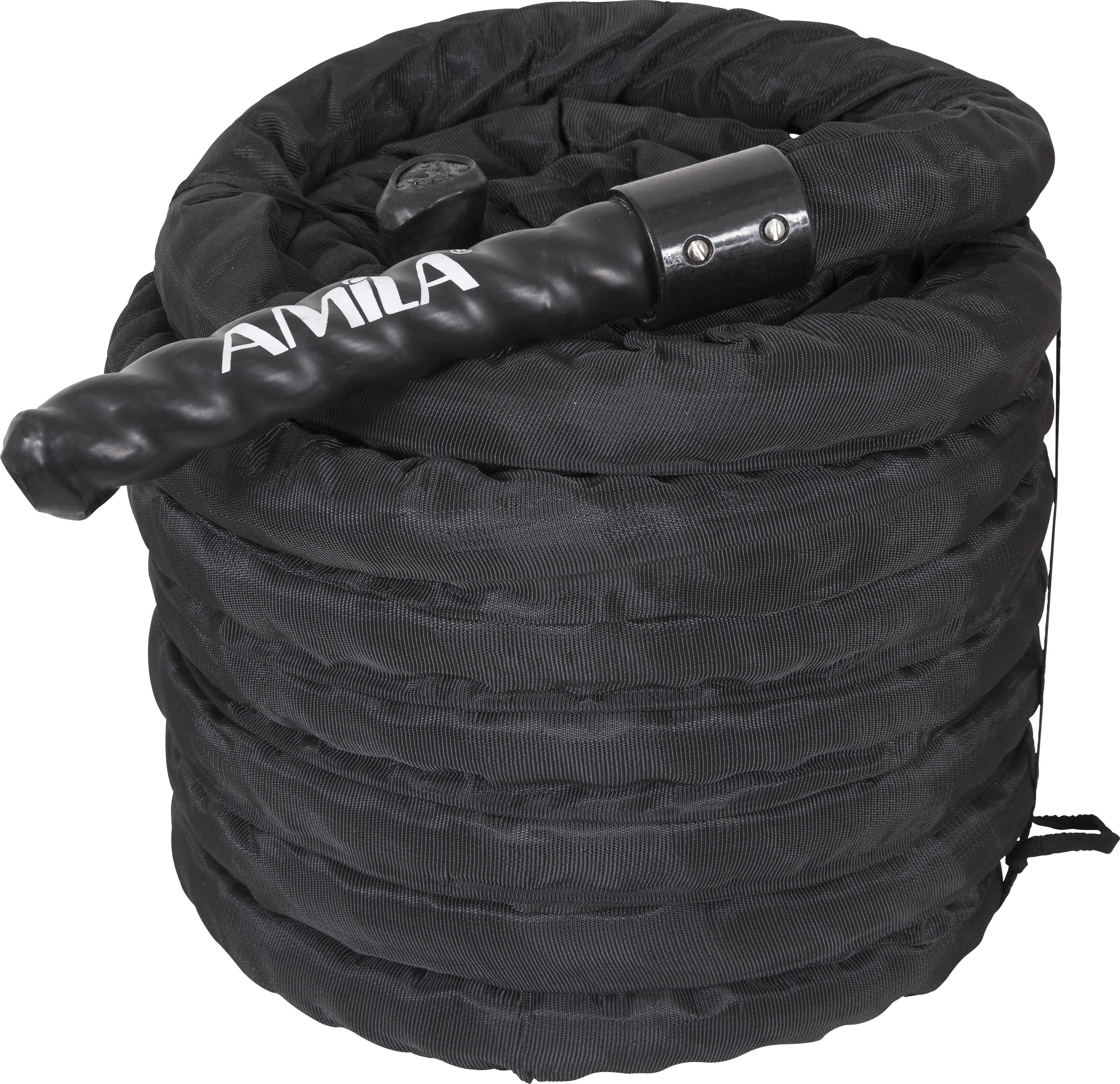 Бойно Въже за Кросфит Amila Battle Rope PVC 15 м,  Въже за Тренировка