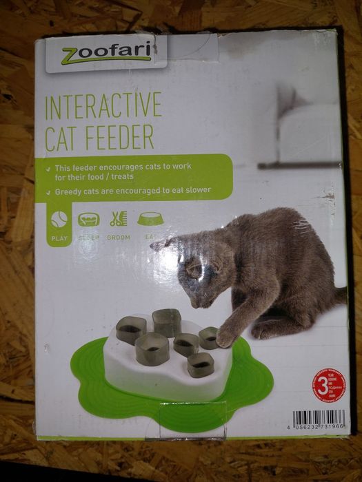 Platou interactiv pisica