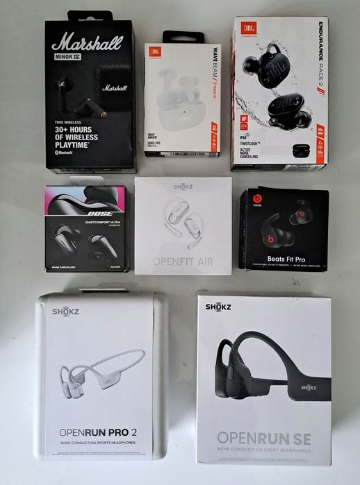 Casti originale: JBL, Shokz Openrun Pro 2, Bose QuietComfort Ultra