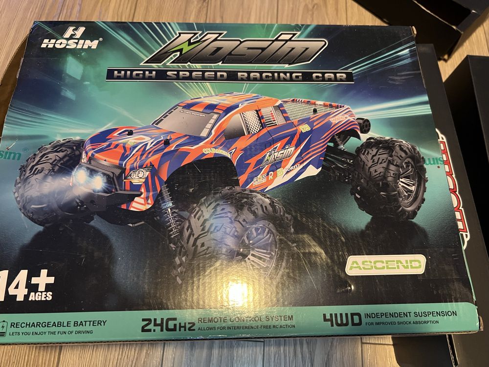 RC Високоскоростна 1:10 Hosim RC Monster Truck 48+ KMH 4X4 Off-Road RC