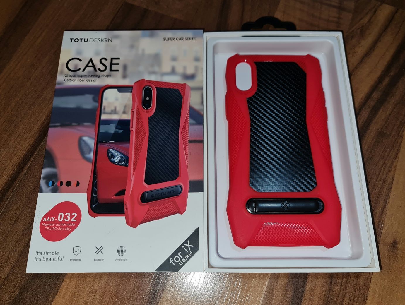 Husa silicon originala Totu Design Super Car Series Apple iPhone X Xs