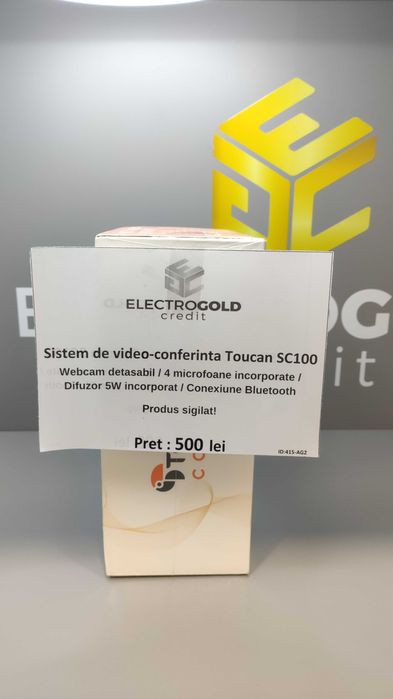 Sistem video conferinta Toucan SC100 Webcam/Difuzor/4 microfoane/Nou!