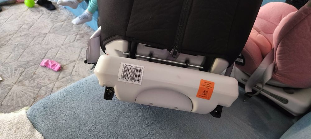 2 Scaune auto isofix 360° f/b roz maro negru