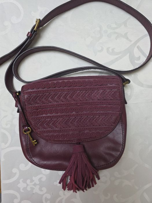 Fossil дамска чанта естествена кожа