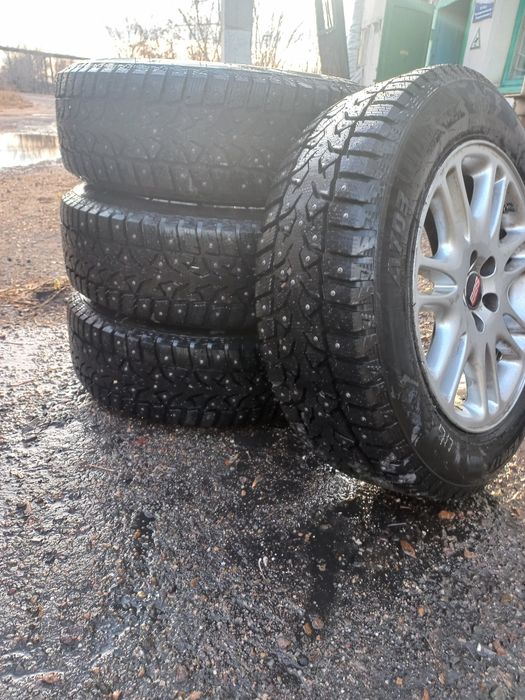 Колеса с дисками и датчиками давления