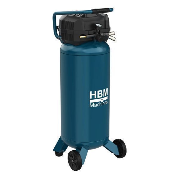Вертикален компресор hbm холандия 50 л без масло, 10 бара, 180 л/мин,