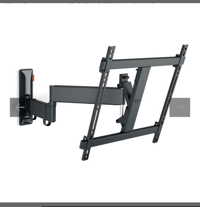 TV Стойка за стена VOGELS TVM 3443 черна, подвижна, до 65 инча и 25кг