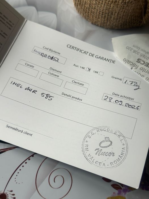 Inel Logodna aur 14k