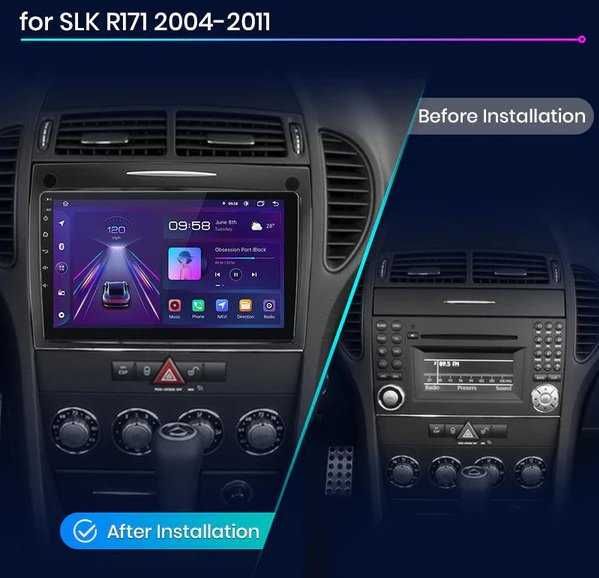 Mercedes SLK R171 2004 - 2011 Мултимедия с НАВИГАЦИЯ АНДРОИД