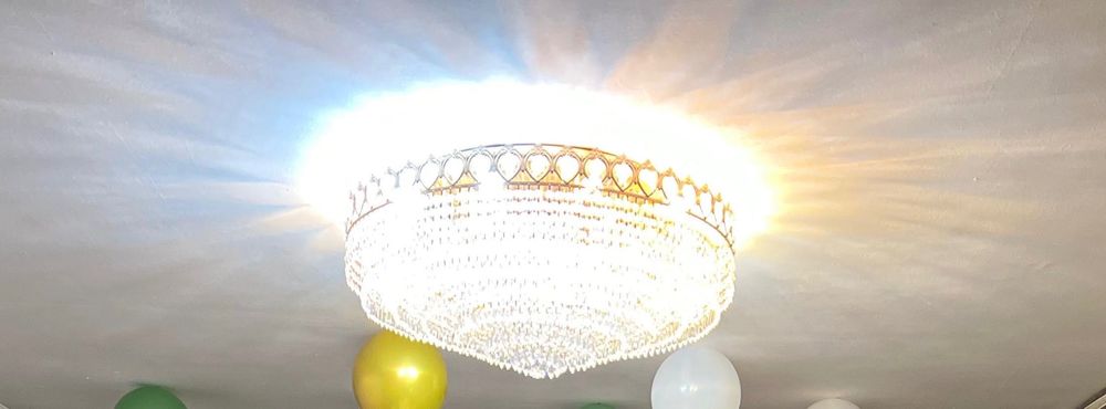 Люстра хрустальная для гостиной