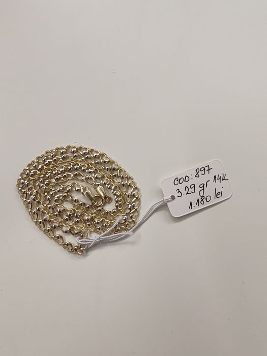 Lanț copil/damă măsura mică Aur 14k Gr 3,29 cod unic 897 ca Nou
