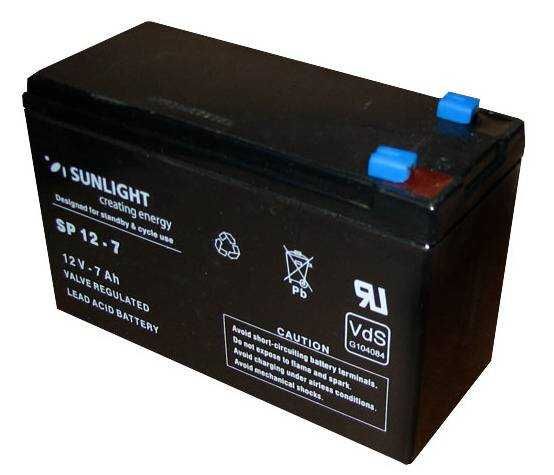 Sunlight VRLA Battery SP 12-7 /Батерия за UPS