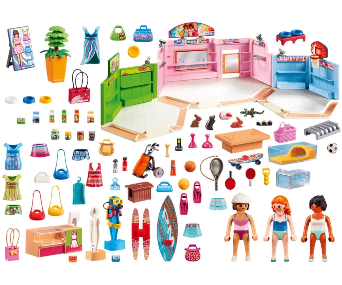 Playmobil - Голям търговски център 3 в 1