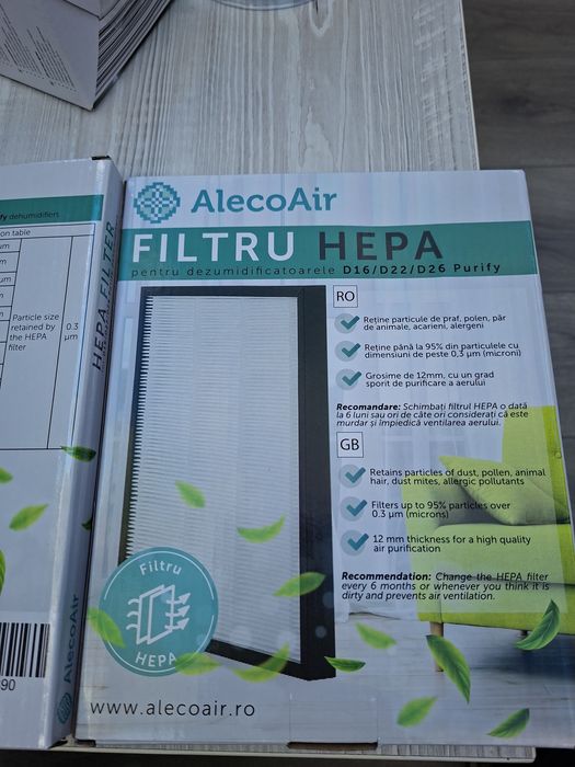Filtru Hepa Aleico Air D16 / D22 / D26 Purify