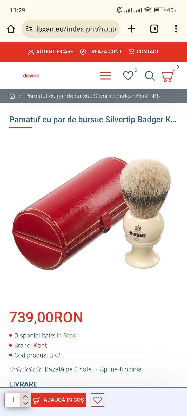 Aparat bărbierit Rockwell 6S - Adjustable Stainless Steel Safety Razor