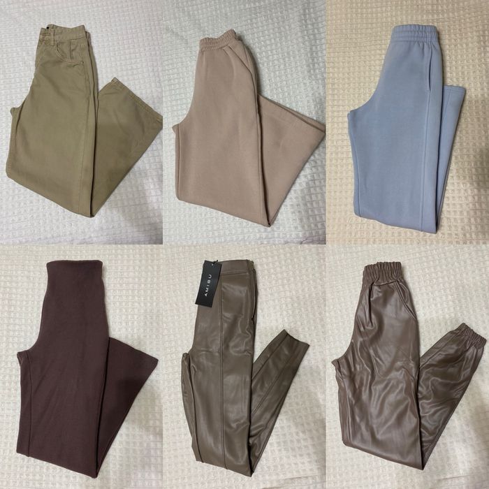 Джинсы,кюлоты,брюки экокожа,штаны на флисе