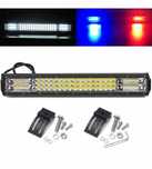 Pachet LED BAR POLICE +SIRENA 6 Melodii cu Microfon