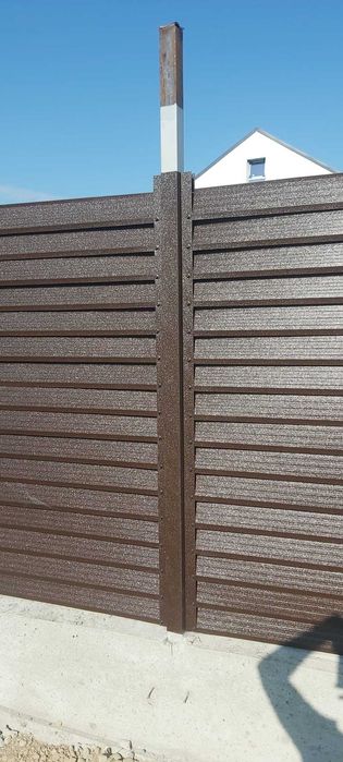 Jaluzele gard metalic lamele tip Z, sipca grosimI 0.5 0.6  produse TOP