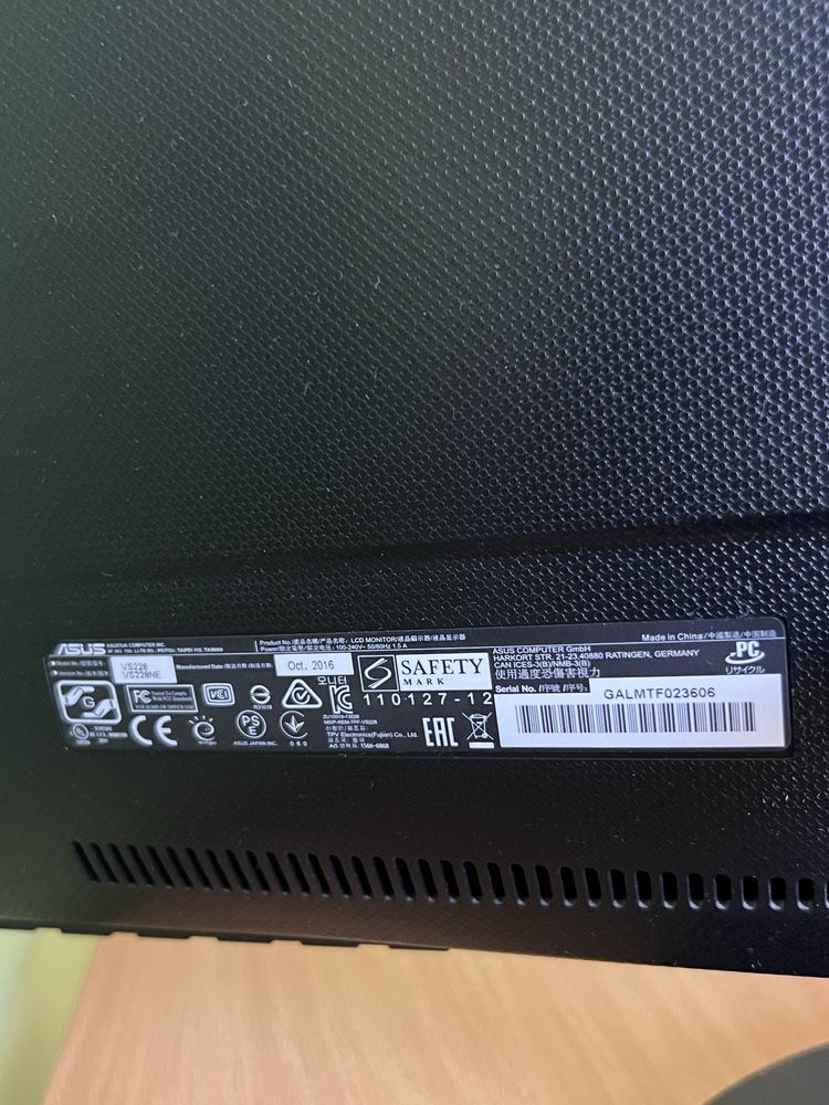 Монитор Asus 21.5 inch 60hz