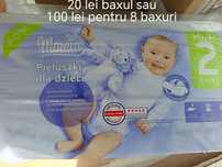 Pampersi nr 2.     20 lei baxul cu 56 bucati