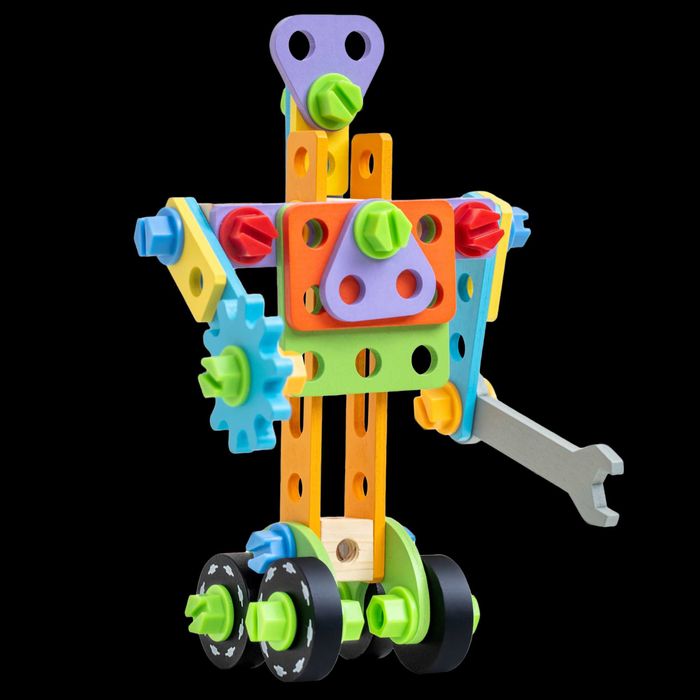 Дървен образователен комплект с инструменти