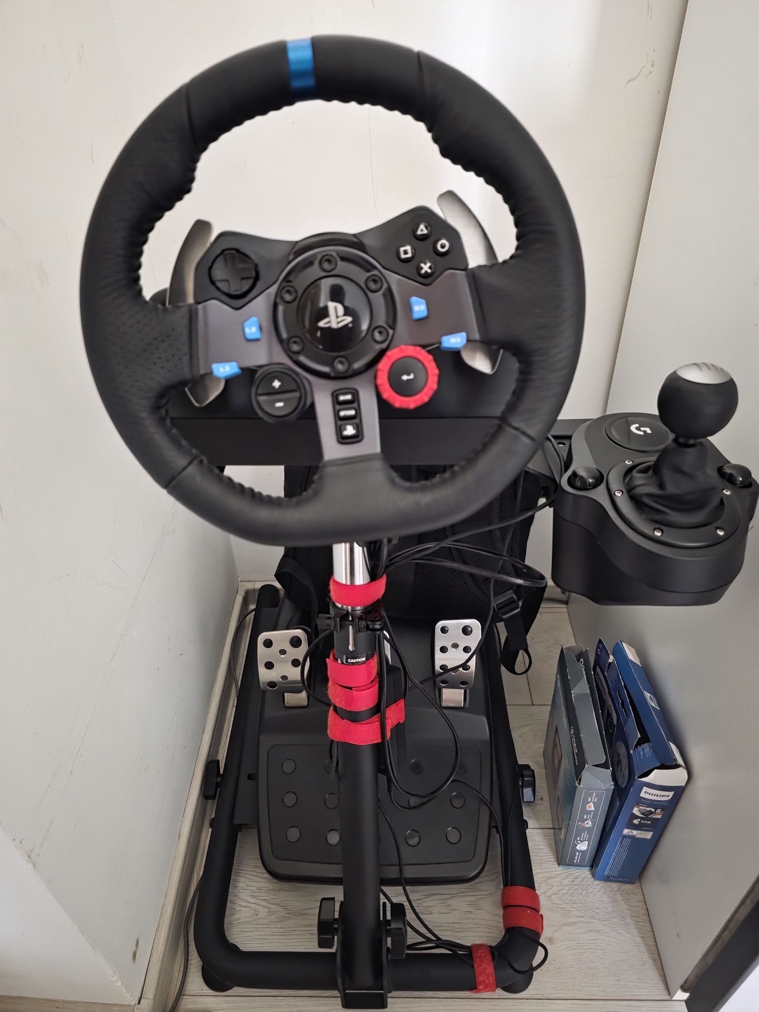 Volan Logitech G29 nou compatibil cuPs5,Ps4,Pc cu schimbator si suport