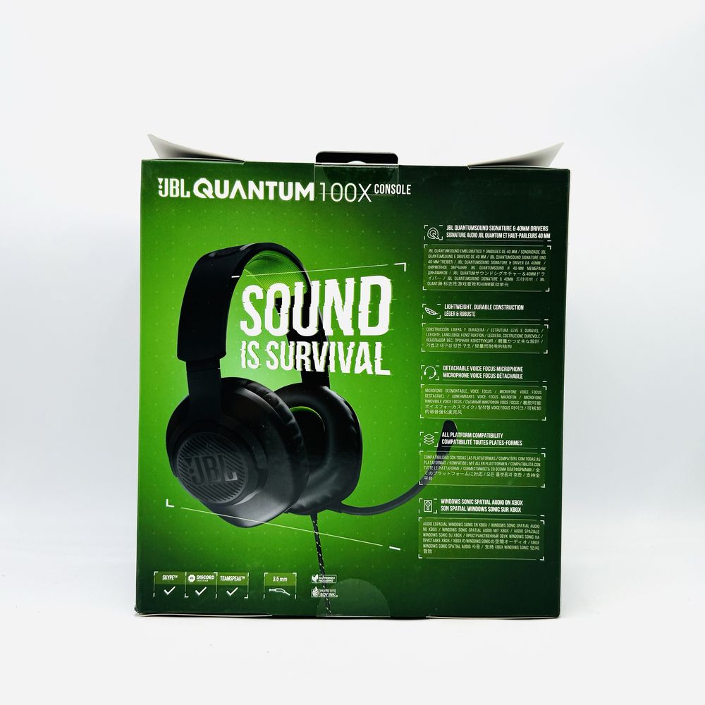 Casti JBL Quantum 100X Noi/Sigilate