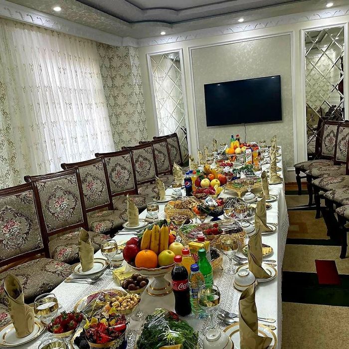 Prokat stol, stul va idishlar