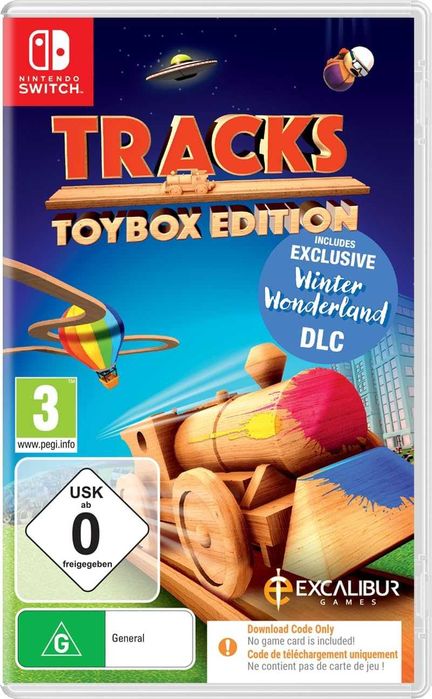 Nintendo Switch игра Tracks с влакове и релси за строене подарък влак