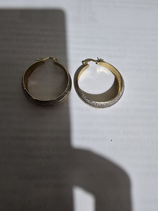 Cercei aur in 2 culori 7.05 g