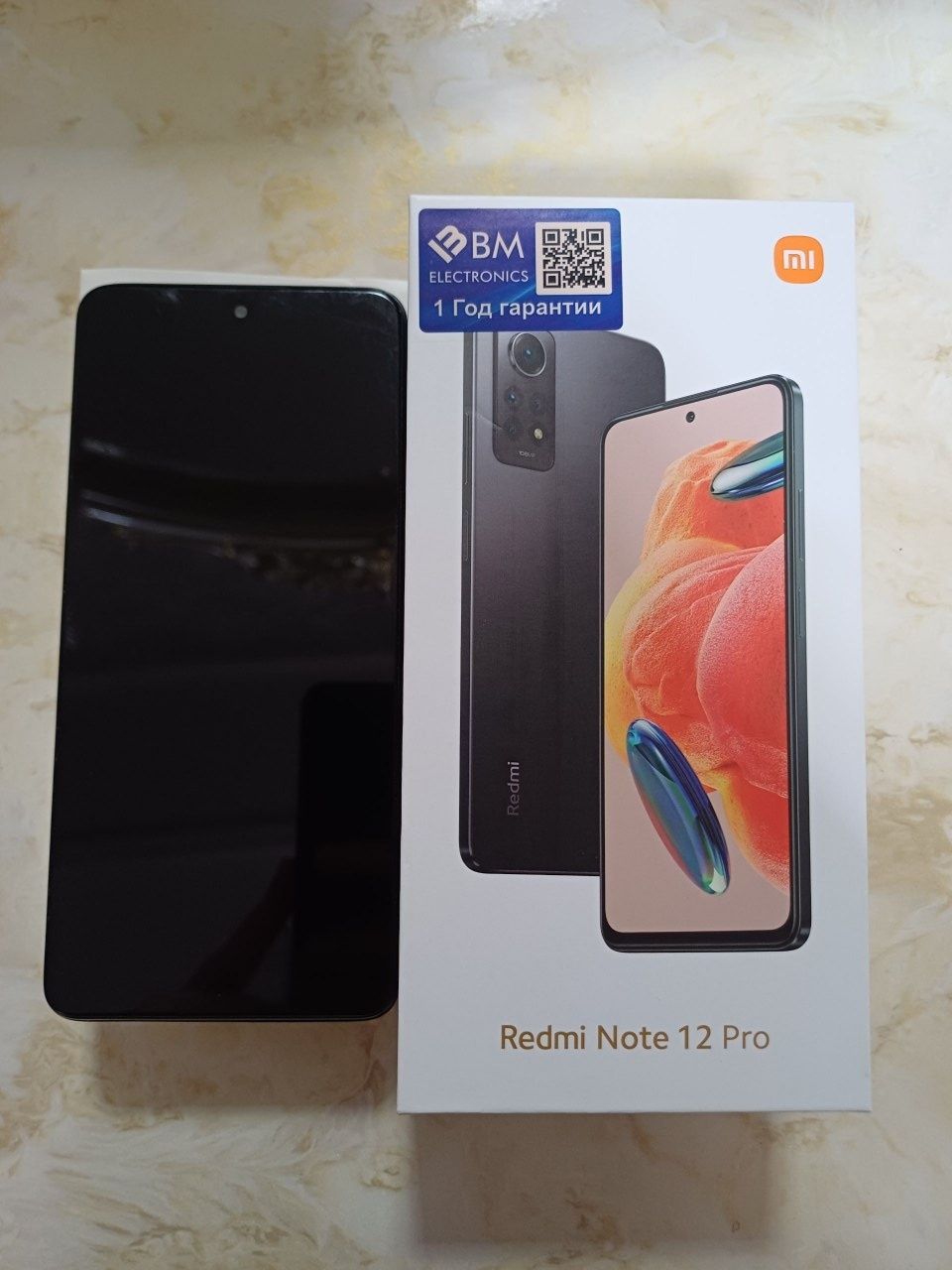 Redmi Not 12 Pro
Xotira: 256 GB
Xolati: yaxshi
Dokument korobka bor