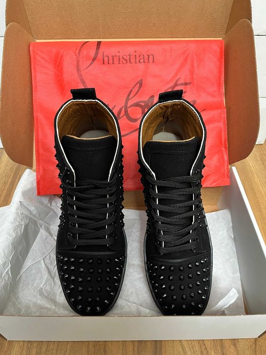 >LIVRARE GRATUITĂ< Adidasi~sneakers high top~ghete Christian Louboutin