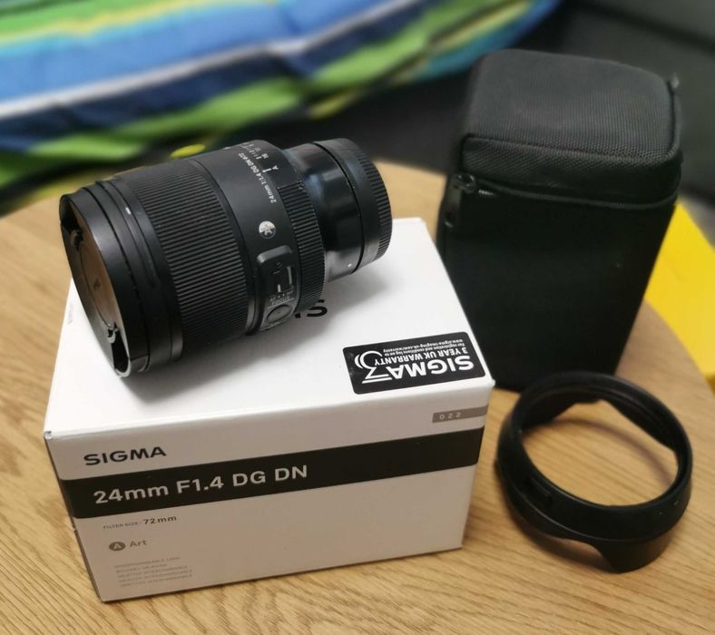 Obiectiv Foto Mirrorless Sigma 24mm F1.4 DG DN ART Sony E