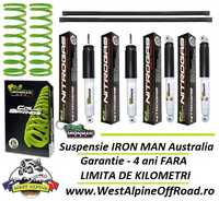 Kit suspensie Mitsubishi Pajero 2 (1991-2003) - OFF ROAD IRON MAN +4cm