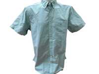 Мъжка риза GANT размер XL XXL 2XL зелена с къс ръкав