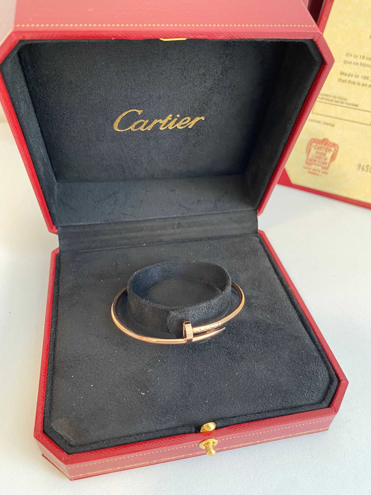 Brățară Cartier Cui Smal 15 aur roz 750