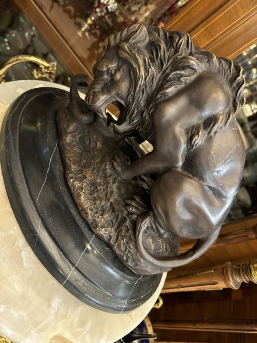 Statueta bronz masiv- leu-16kg