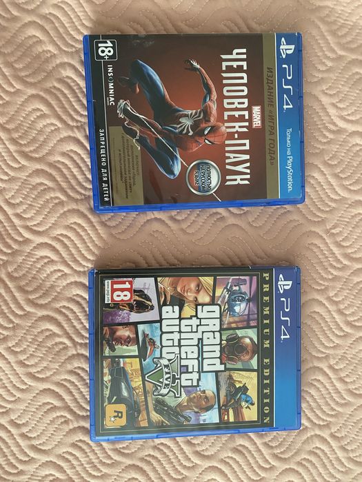 продам две игры на playstation 4