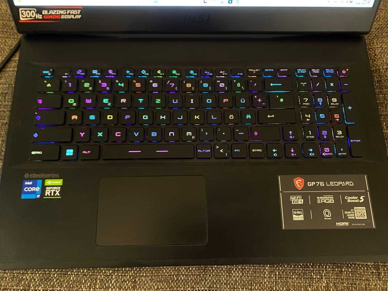 MSI GP76 leopard - i7, RTX 3070, 16 RAM + Периферия
